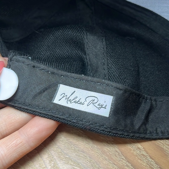Malakai Rai Snap Back Hawaiian Ball Cap Hat Black Casual Summer Unisex One Size‎ - Picture 2 of 9